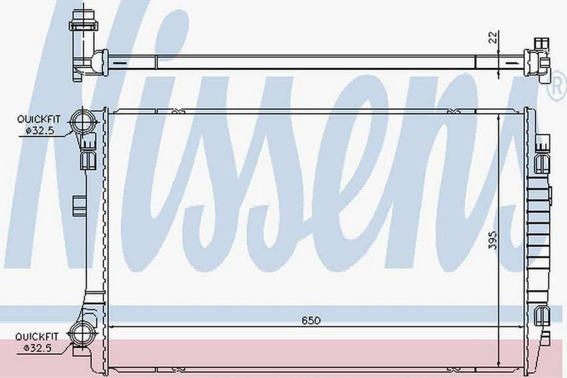 Audi Radiator 5Q0121251GD – Nissens 65303