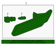 Genuine Porsche parts diagram