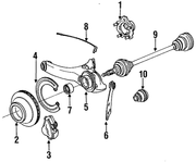 Genuine Porsche parts diagram