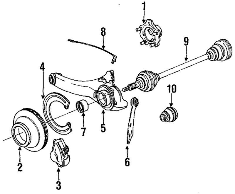 Genuine Porsche parts diagram