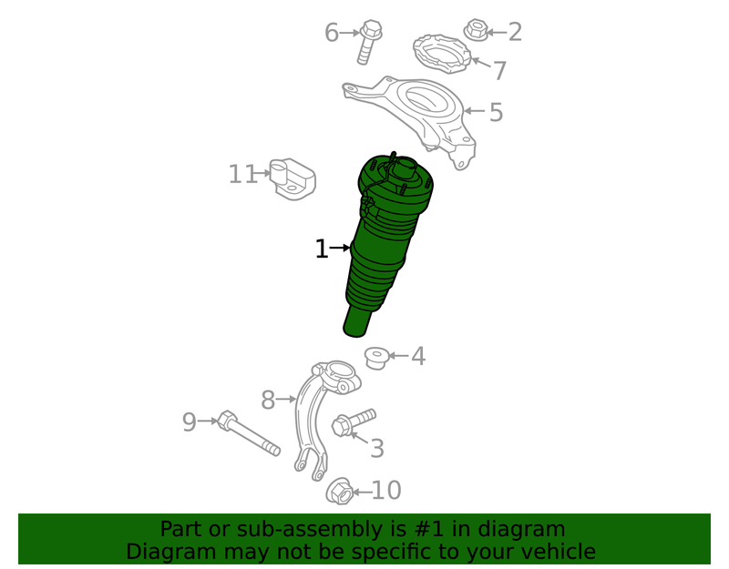 Genuine Porsche parts diagram