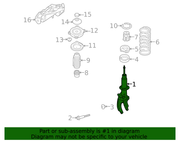 Genuine Porsche parts diagram