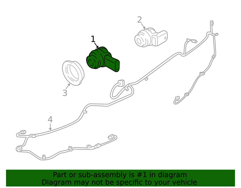 Genuine Porsche parts diagram