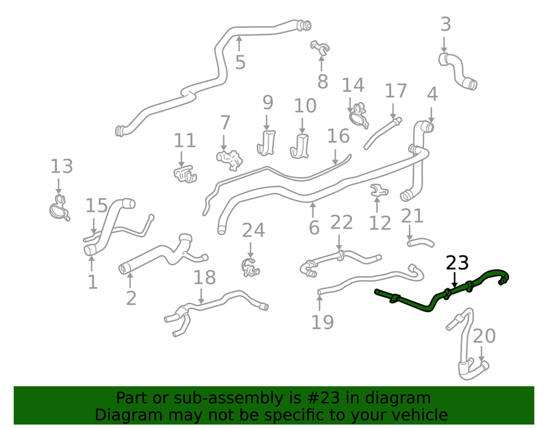 Genuine Porsche parts diagram