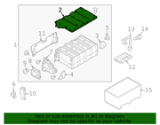 Genuine Porsche parts diagram