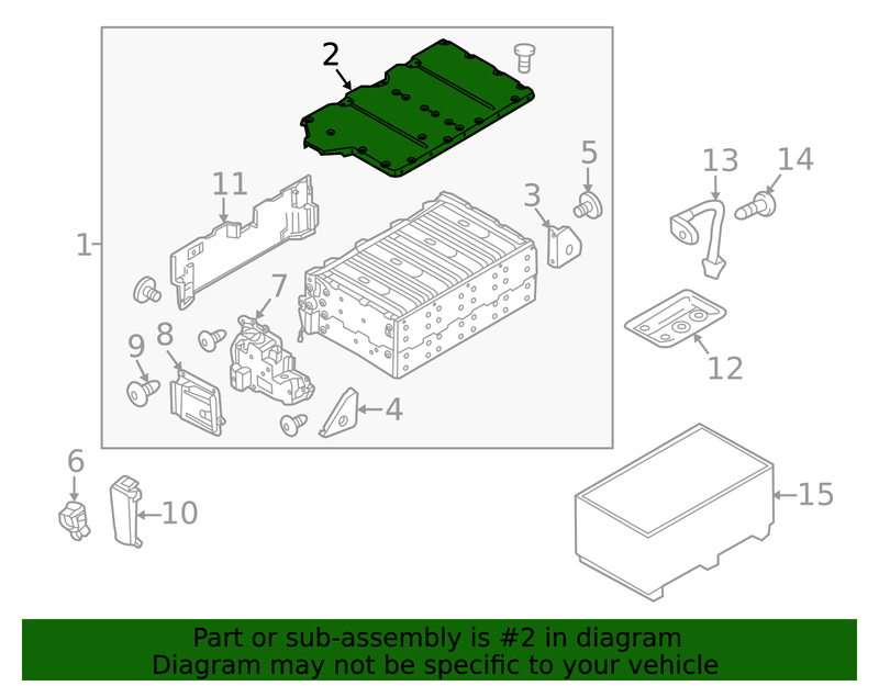 Genuine Porsche parts diagram