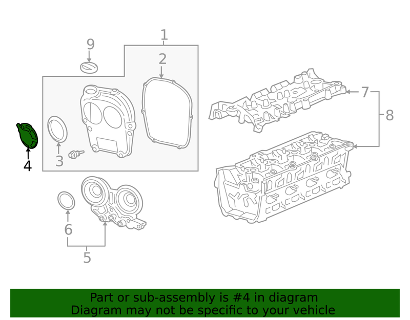 Genuine Porsche parts diagram