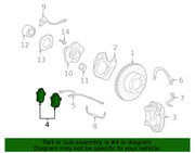 Genuine Porsche parts diagram