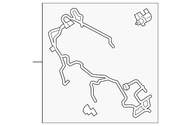 Genuine Porsche parts diagram