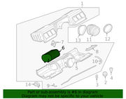 Genuine Porsche parts diagram