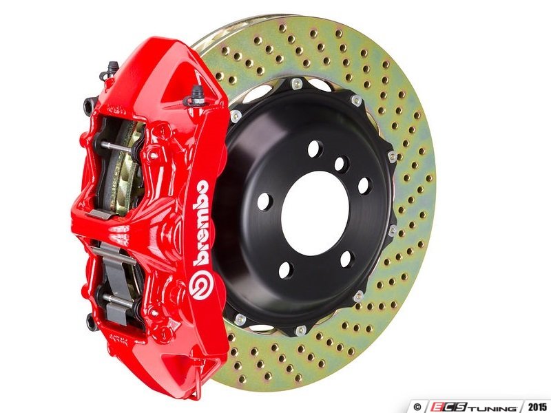 Brembo GT Front Big Brake Kit - 2 Piece Drilled Rotors (380x32)