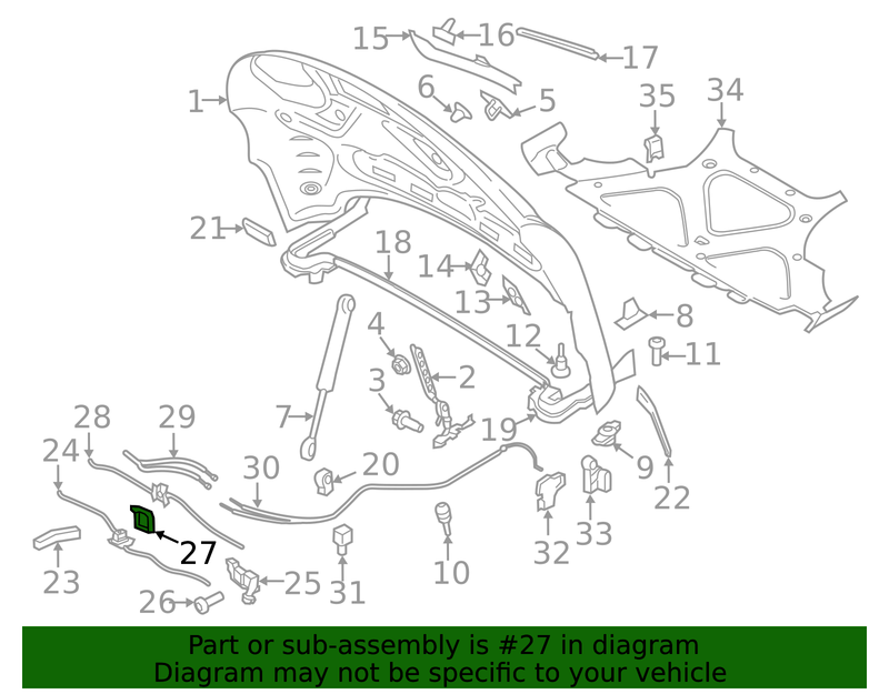 Part can be found as reference #27 in illustration