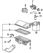 Genuine Porsche parts diagram
