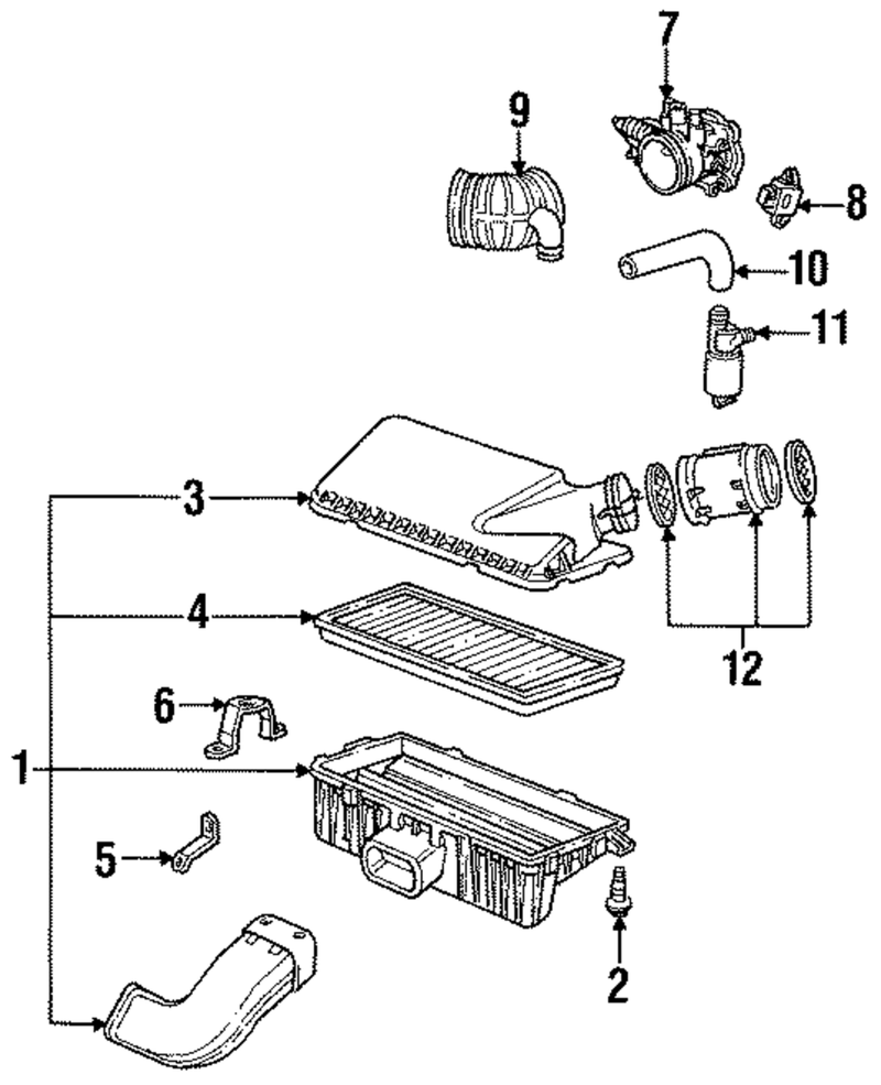 Genuine Porsche parts diagram