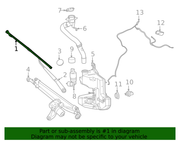 Genuine Porsche parts diagram