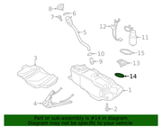 Genuine Porsche parts diagram