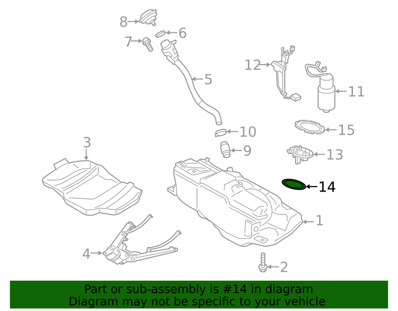 Genuine Porsche parts diagram
