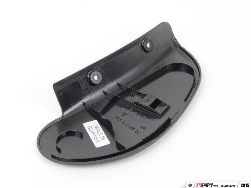 Left Seat Hinge Cover - Black