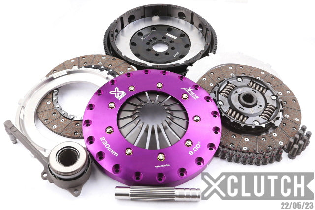 Stage 4 - Twin Disc Sprung Organic Clutch Kit - XKVW23698-2A