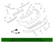 Genuine Porsche parts diagram