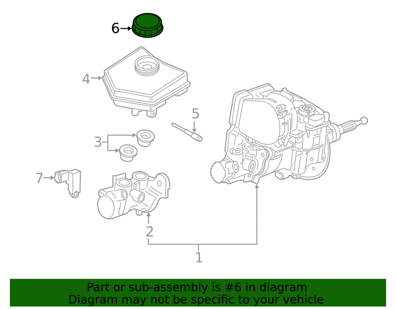Genuine Porsche parts diagram