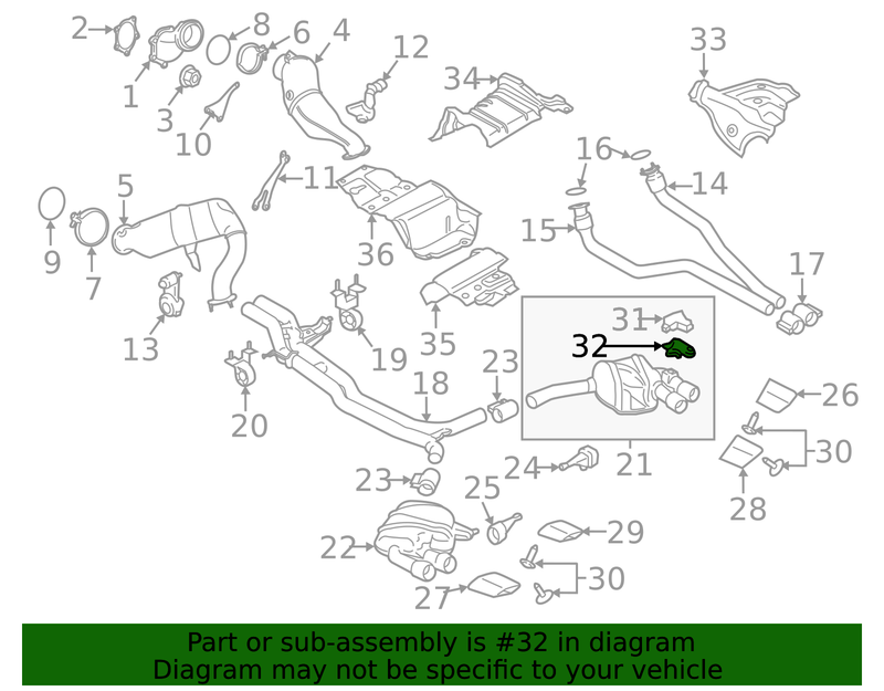 Part can be found as reference #32 in illustration