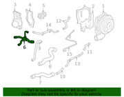Genuine Porsche parts diagram
