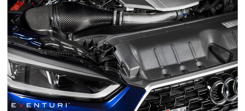 Eventuri Black Carbon Intake with secondary duct For Audi B9 RS5 - EVE-B9RS5-CF-INT