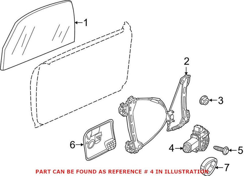 Power Window Motor – Front Driver Side