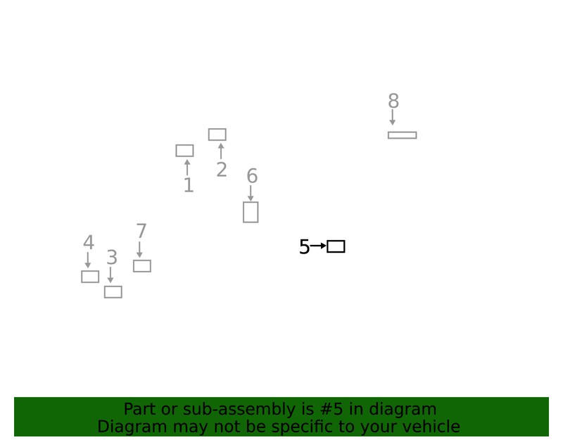 Part can be found as reference #5 in illustration