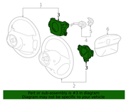Genuine Porsche parts diagram