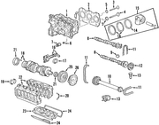 Genuine Porsche parts diagram