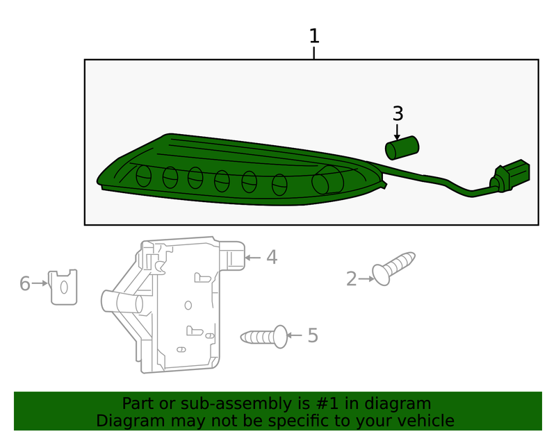 Genuine Porsche parts diagram