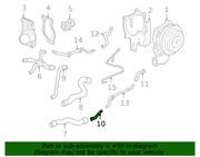 Genuine Porsche parts diagram