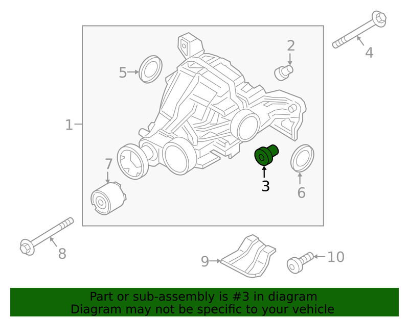 Genuine Porsche parts diagram