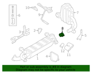 Genuine Porsche parts diagram