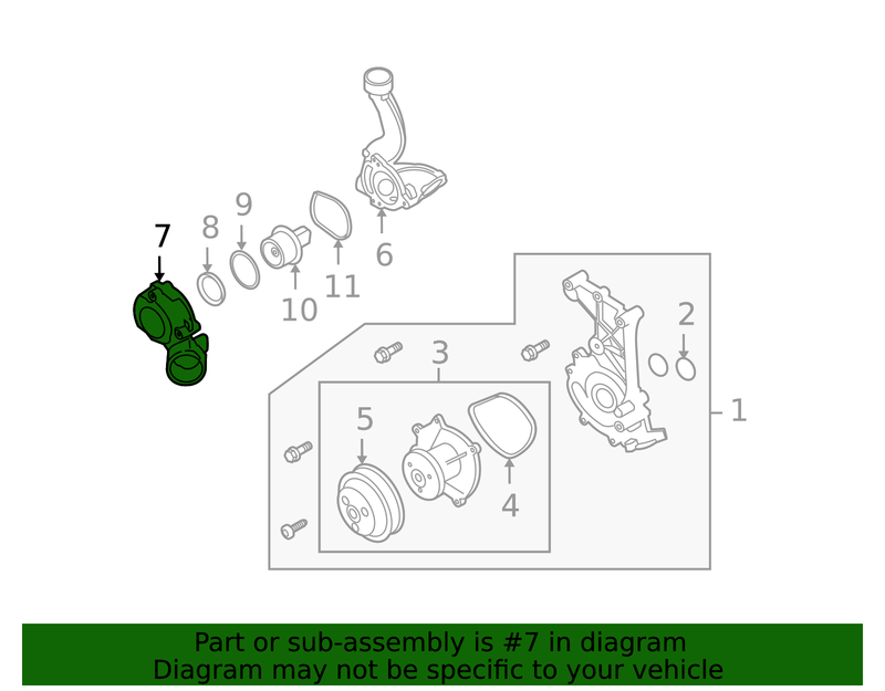 Genuine Porsche parts diagram
