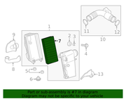Genuine Porsche parts diagram