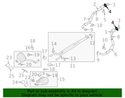 Genuine Porsche parts diagram