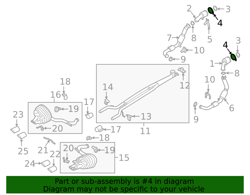 Genuine Porsche parts diagram