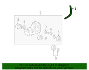 Genuine Porsche parts diagram