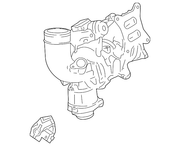 Genuine Porsche parts diagram