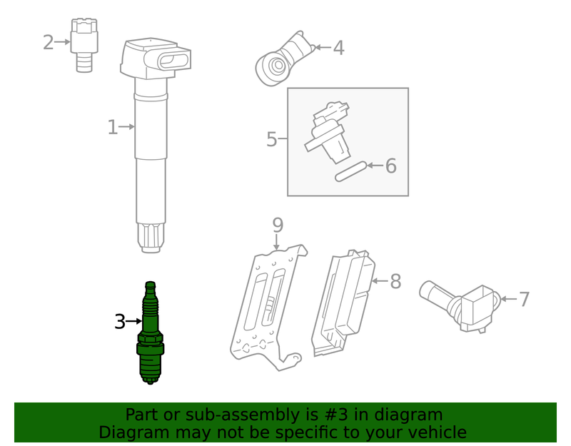 Genuine Porsche parts diagram