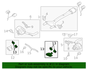 Genuine Porsche parts diagram