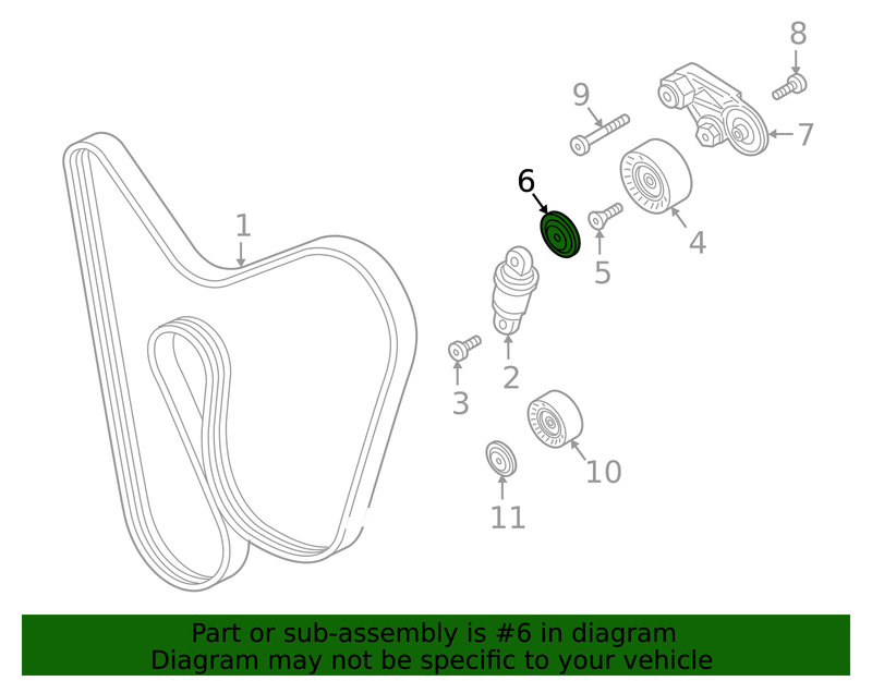 Genuine Porsche parts diagram