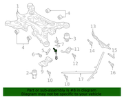 Genuine Porsche parts diagram