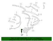 Genuine Porsche parts diagram