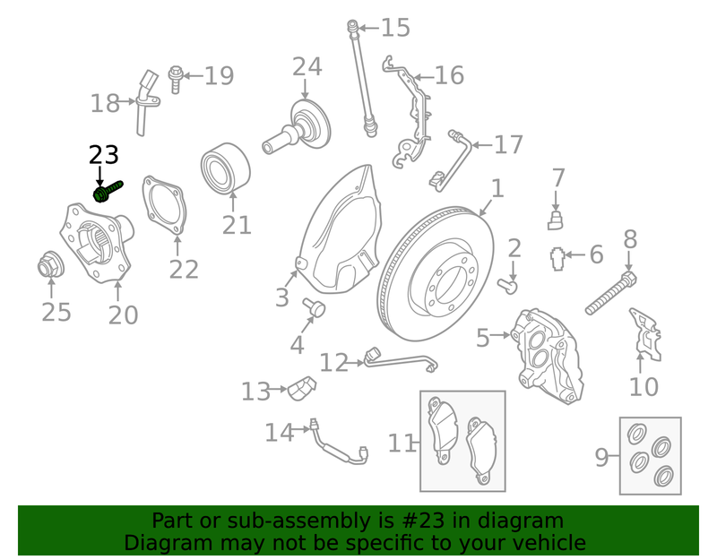 Genuine Porsche parts diagram