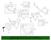 Genuine Porsche parts diagram