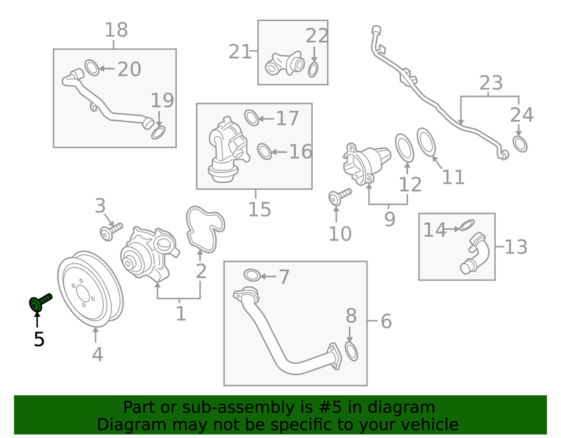 Genuine Porsche parts diagram